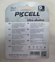 Pila ultra alcalina 1.5V. PKCELL D LR20 