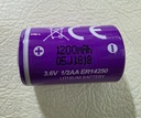 Batería PKCELL Li-SOCl2 3.6V 1/2AA 1200mAh   