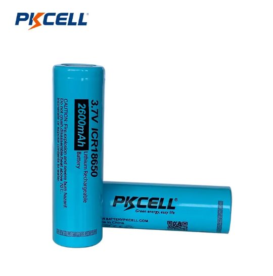 Celda Recargable PKCELL 3.7V Li-ion 18650 (2600mAh) - Flat Top |ICR18650 2600mAh|