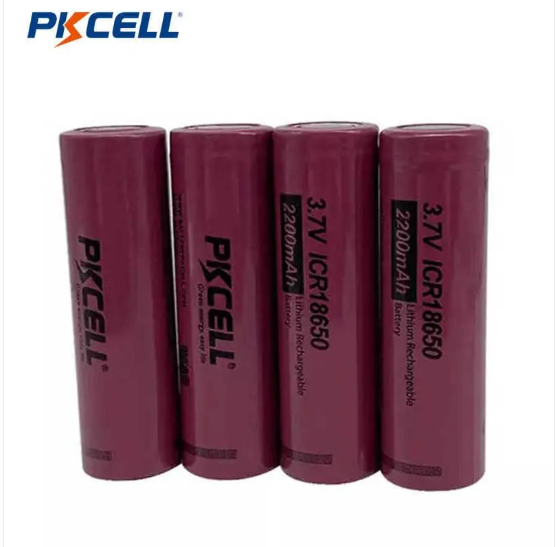 Celda Recargable PKCELL 3.7V Li-ion 18650 (2200mAh) - Estándar Industrial para Ensamblaje (Flat Top)