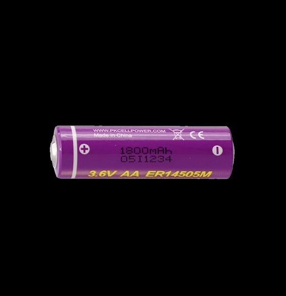Batería PKCELL Li-SOCl2 3.6V AA (ER14505M) - Alta Descarga (Tipo Poder) para Rastreo GPS y Telemetría