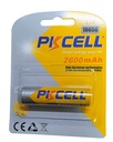 Bateria Recargable de litio PKCELL 3.7V 18650 (2600mAh) blister