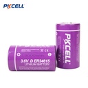 Batería PKCELL Li-SOCl2 3.6V Tamaño D -19000mAh